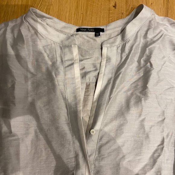 Marc Aurel Silver Blouse - Picture 3 of 8